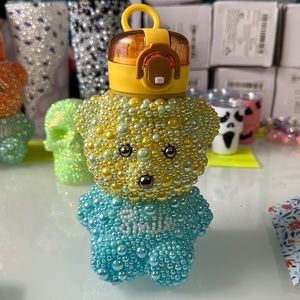 Bling teddy bear tumbler